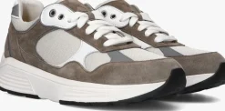 taupe xsensible lage sneakers helix men