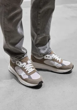 taupe xsensible lage sneakers helix men