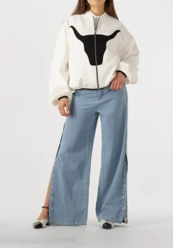 witte alix the label jack ladies woven bull bomber