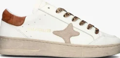 witte ama brand deluxe lage sneakers slam