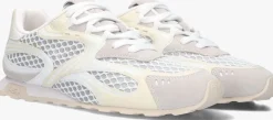 witte ash lage sneakers kabuki