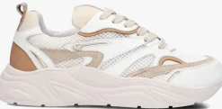 witte blasz lage sneakers iva-25