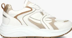 witte blasz lage sneakers charu-11