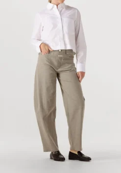 witte closed blouses cropped classic shirt