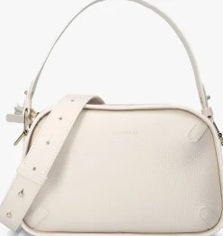 witte coccinelle schoudertas maleta