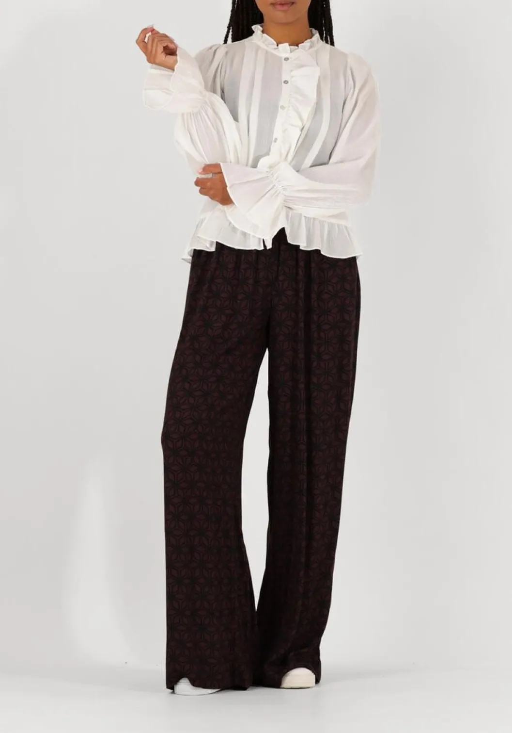 witte co'couture blouses melina frill shirt