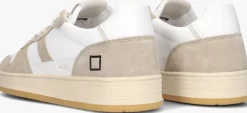 witte d.a.t.e lage sneakers court 2.0 vintage