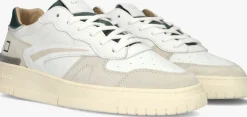 witte d.a.t.e lage sneakers torneo pure vintage