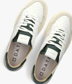 witte d.a.t.e lage sneakers torneo pure vintage