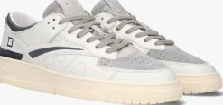 witte d.a.t.e lage sneakers torneo colored