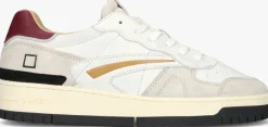 witte d.a.t.e lage sneakers torneo pure vintage