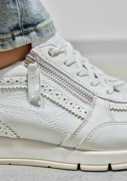 witte dl sport lage sneakers 6523