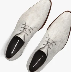 witte floris van bommel nette schoenen sfm-30336 de stapper