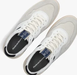 witte floris van bommel sneakers sfm-10166 de okker