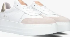 witte fred de la bretoniere lage sneakers vajen babs