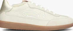 witte fred de la bretoniere lage sneakers pearl sign