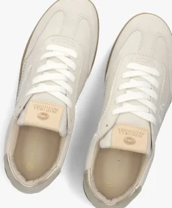 witte fred de la bretoniere lage sneakers pearl sign