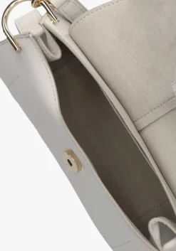 witte furla handtas flow mini top handle