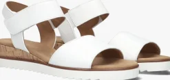 witte gabor sandalen met hak 750.2