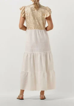 witte greek archaic kori maxi jurk 230089