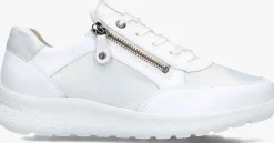 witte hartjes lage sneakers rap