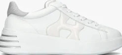 witte hogan lage sneakers rebel h564 allacciato