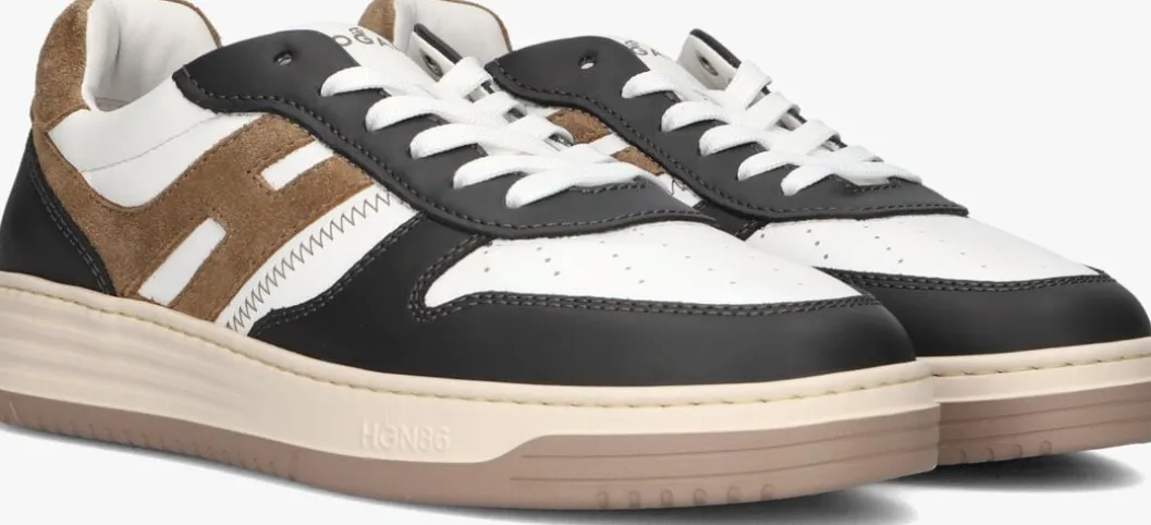 witte hogan lage sneakers led basket sneaker