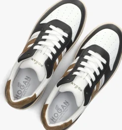 witte hogan lage sneakers led basket sneaker