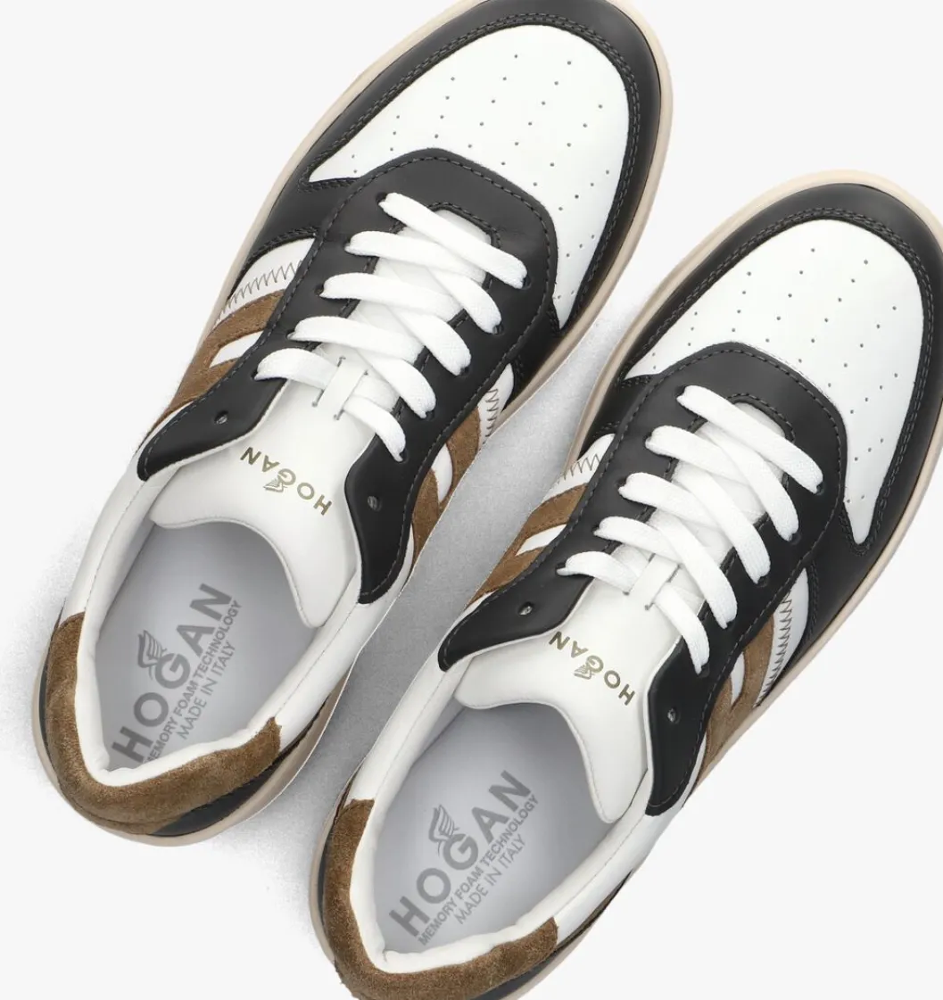 witte hogan lage sneakers led basket sneaker