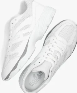 witte hogan lage sneakers hxm6650fj10 led