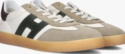 witte hogan lage sneakers cool allacciato h