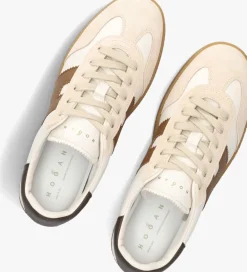 witte hogan lage sneakers h681 allacciato h