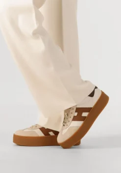 witte hogan lage sneakers h681 allacciato h