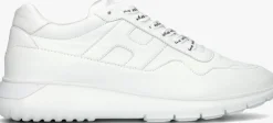 witte hogan lage sneakers interactive3 allacciato pelle