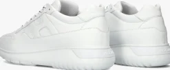 witte hogan lage sneakers interactive3 allacciato pelle