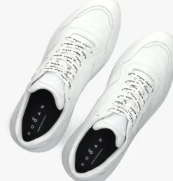 witte hogan lage sneakers interactive3 allacciato pelle