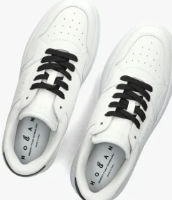 witte hogan lage sneakers h670 allacciato