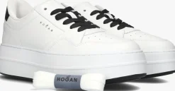 witte hogan lage sneakers h670 allacciato
