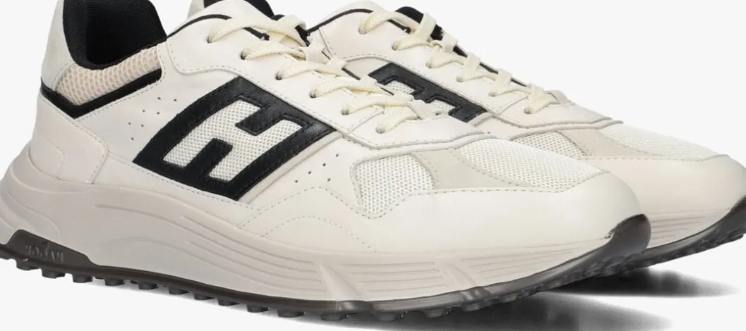 witte hogan sneakers mesh combi runner