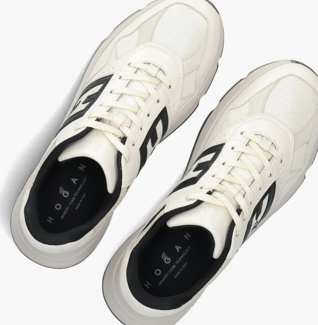 witte hogan sneakers mesh combi runner