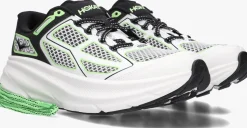 witte hoka lage sneakers clifton one9