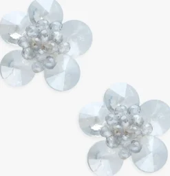 witte lott. gioielli oorbellen flower stud