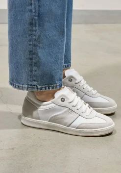 witte mason garments lage sneakers napoli tradizionale