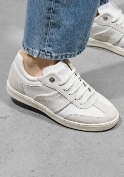 witte mason garments lage sneakers napoli tradizionale