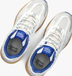 witte mercer amsterdam lage sneakers the re-run max grape