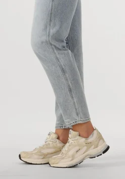 witte mercer amsterdam lage sneakers the re-run metallic