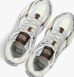 witte mercer amsterdam lage sneakers the re-run speed