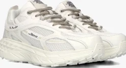 witte mercer amsterdam lage sneakers the re-run max suede