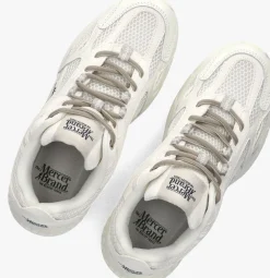 witte mercer amsterdam lage sneakers the re-run max suede