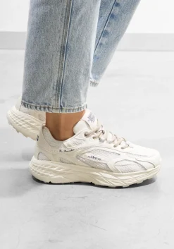 witte mercer amsterdam lage sneakers the re-run max suede